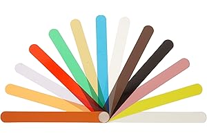 Precision Brand 78905 Plastic Thickness Gage Fan Blade Assortment, 0.001-0.03" Thickness Range, 1/2" Width, 5" Length, 13 Blades