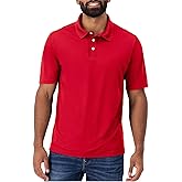 Hanes Sport Men's Polo Shirt, Men's Cool DRI Moisture-Wicking Performance Polo Shirt, Jersey Knit Performance Polo Shirt