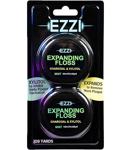 Amazon.com : EZZI Woven Expanding Dental Floss | Fluffy & Textured