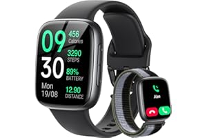 Fitpolo Smart Watch, 1.85" AMOLED Fitness Tracker with Bluetooth Call, Heart Rate/Sleep/SPO₂ Monitor, 100+ Sports Modes, 3ATM Waterproof Smartwatch for Android/iPhone/Samsung, Includes 2 Bands4.5 out of 5 stars 3162 offers from $47.49