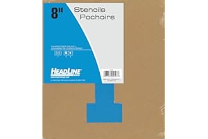 Headline Sign 107 Stencil Set, 8-Inch Numbers 0-9
