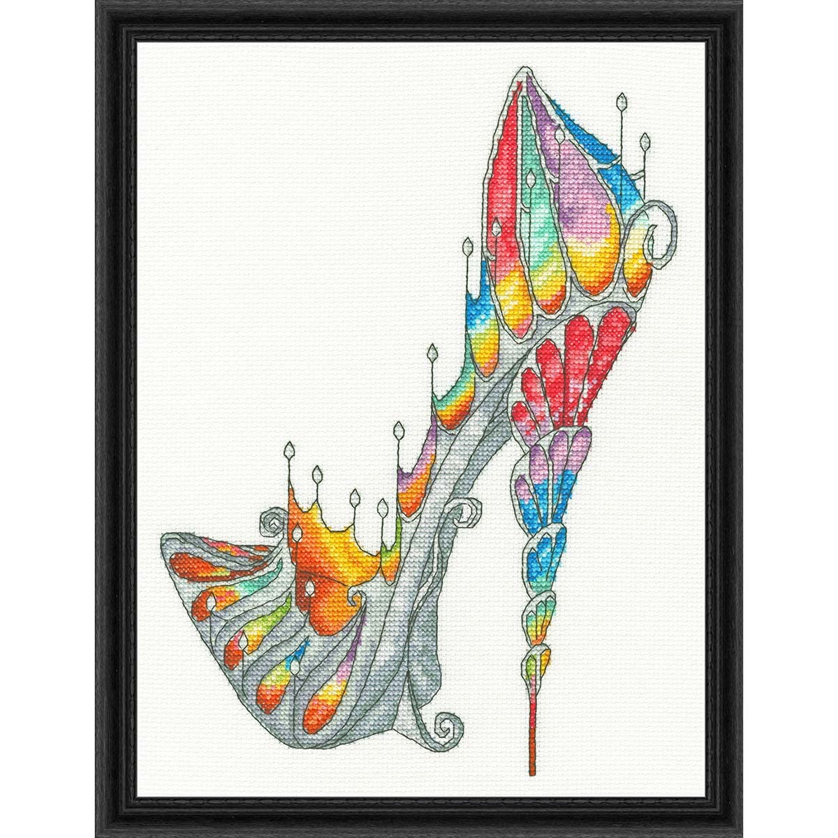 Bothy Threads Cross Stitch Kit - Stained Glass Slipper