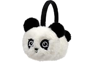 F Flammi Kids Knit Earmuffs Winter Outdoor Furry Ear Warmers for Boys Girls from Toddler to Big Kids