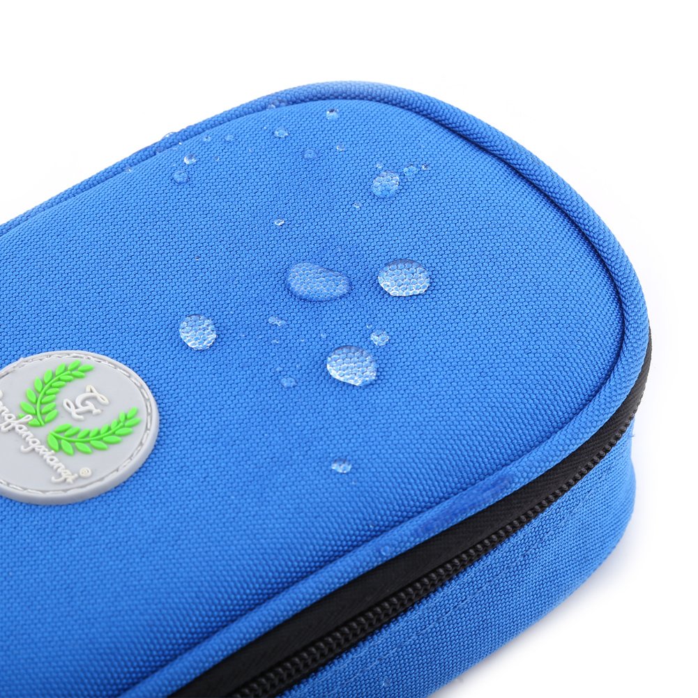 Portable Diabetic Organizer Cooler Bag ixaer Insulin Protector Case Supply Cooler Cool Bag Medical Travel Camping Ice Case Pack Injector Wallet for Insulin, Testing Supplies