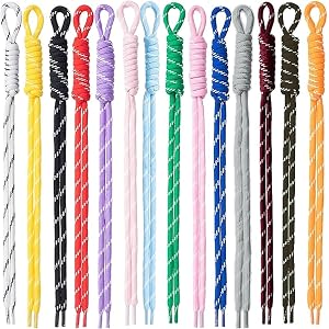 Colorful Paracord Keychain – 14pcs Braided Rope Keychains with Bag Charm String for Backpacks,Purses,Handbags,DIY Accessories