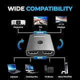 SABRENT HDMI Switch 2 in 1 Out 4K 60Hz Bi-Directional Aluminium DA-HSW2 view 4
