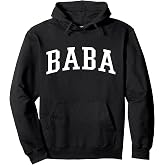 Classic Baba Vintage Black Women's Father's Day Hoodie