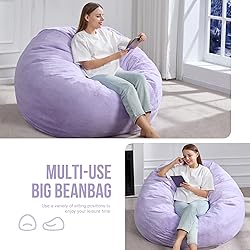 Hobestluk 5ft Bean Bag Chairs for Adults Large