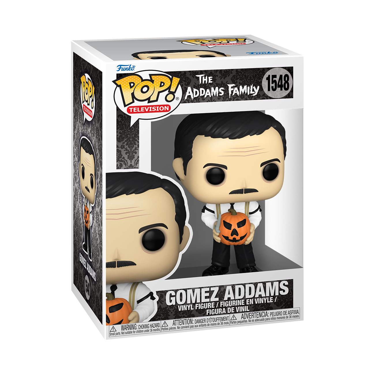 Funko Pop! TV: AFC - Gomez Addams - Addams Family Classic TV - Collectable Vinyl Figure - Gift Idea - Official Merchandise - Toys for Kids & Adults - TV Fans - Model Figure for Collectors and Display