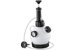 ARES 70921-2-Liter Manual Brake Fluid Pressure Bleeder - Makes Brake Fluid Changes Quick and Easy - Easy One Person Manual Pu