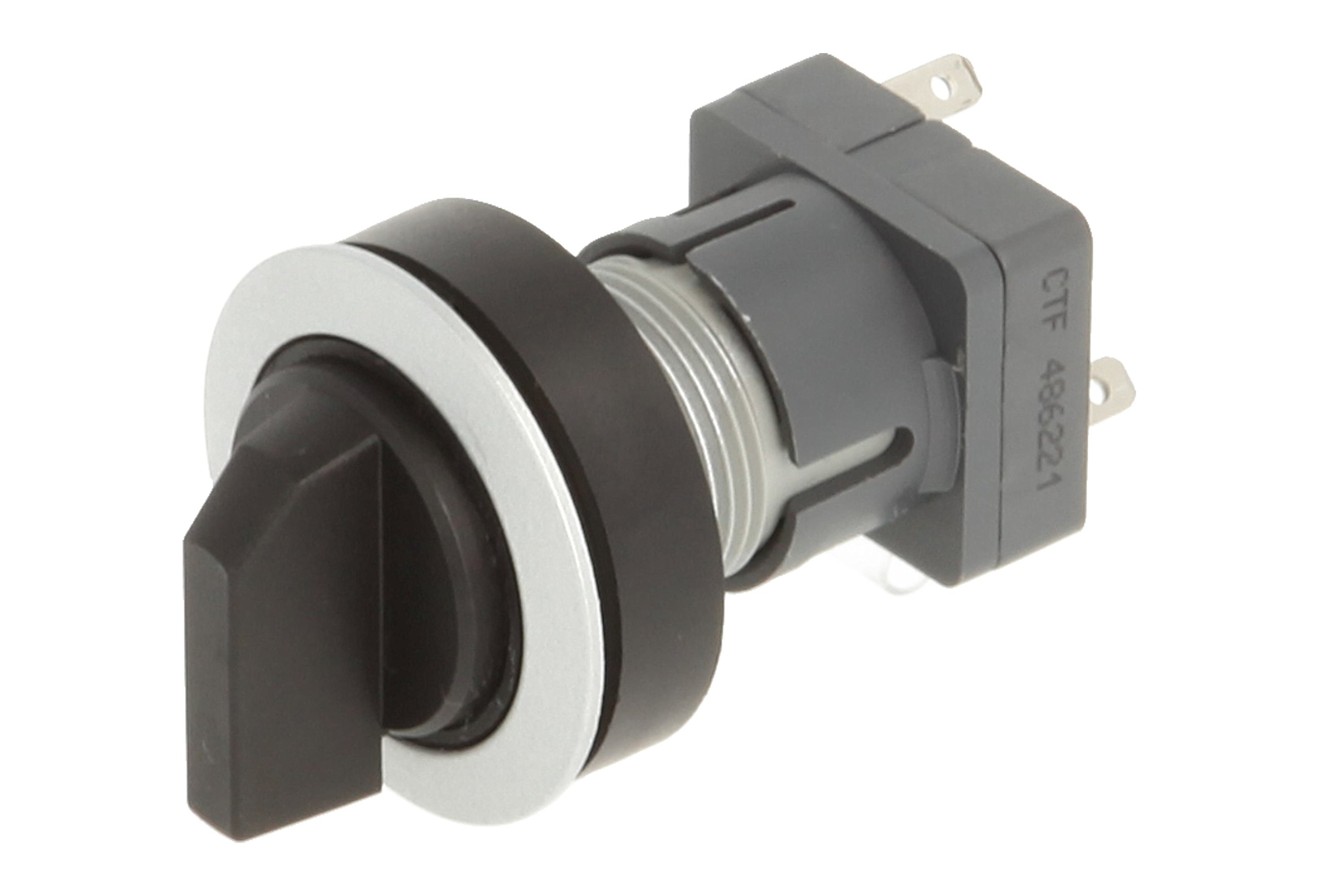 Club 23.001.096 Switch, Latching, 2 Positions Momentary Contact Transmitter 1 Wechsler, Silver (Pack of 2)