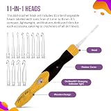 Easy Crochet Light Up Crochet Hook Set 11 Sizes Ergonomic USB Rechargeable view 5