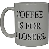 Rogue River Tactical Realtor Coffee Mug Coffee Is for Closers Best Funny Real Estate Agent Novelty Cup Gift Idea For Men Women Office Employee Boss Coworkers