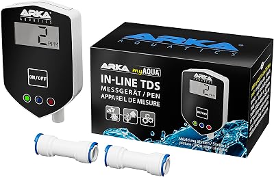 Testeur TDS en Ligne Inline - Conductivité Qualité de l'eau pour Osmoseur