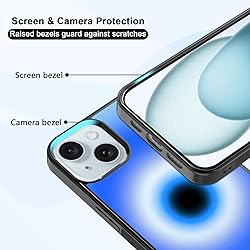 MMYAJT Evil Eye Aura Phone Case Fit for iPhone 15