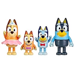 Bluey 4 Figures Packs: The Show - 4 x 2.5
