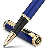 BEILUNER Luxury Rollerball Pen,24K Gold Trim,Noble and Elegant Designs,Schneider Ink Refill, Best Roller Ball Pen Gift Set for Men & Women, Professional, Executive Office, Nice Pens