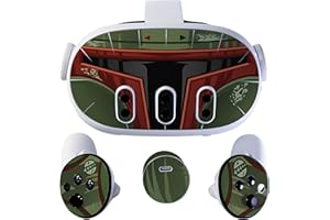 LOUCID SKINZ VR Accessories Compatible with Meta Quest 3 - Headset Virtual Reality Accessories Protective Cover Skins Compatible with Oculus Quest 3 (Bounty Hunter)
