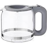 Braun BRSC007 Replacement Carafe for Braun 12- cup Glass Coffee Maker, White
