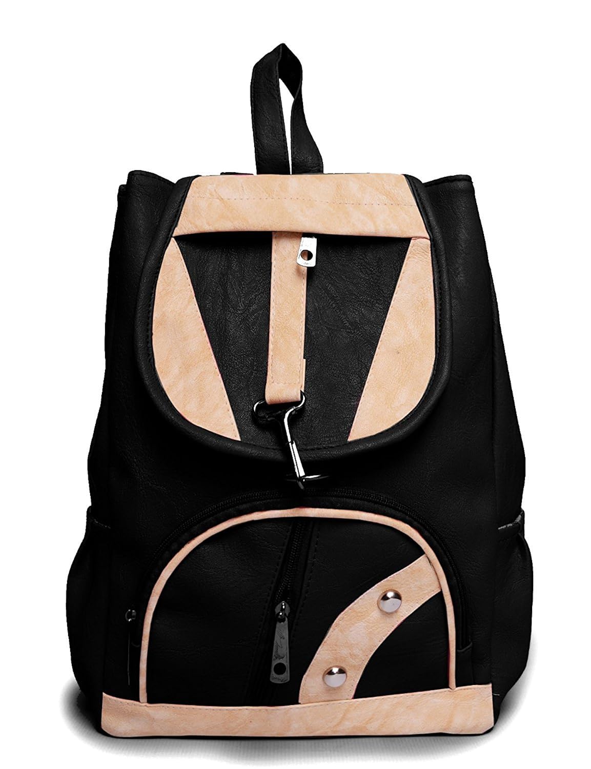 bizarre vogue stylish college bags backpacks for women & girls (black, bv1019)