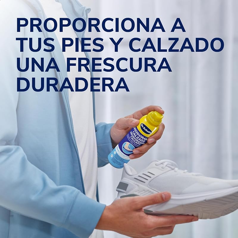 Desodorante Calzado 150ml - Desodorizante Calzado en Spray con Neutralizador de Olores 48h, Elimina el Olor del Calzado, Elimina el Olor de Calzado, Frescor Duradero, Apto para Todo