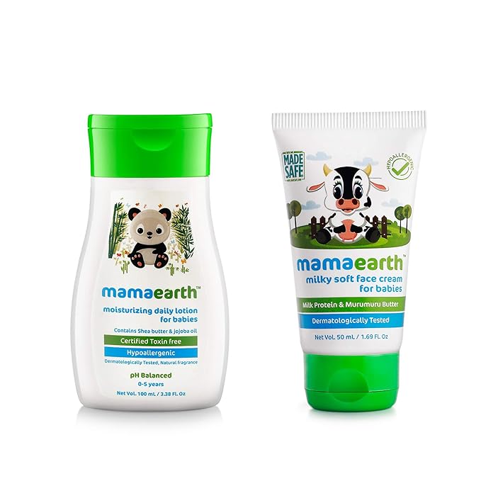 Buy Mamaearth Moisturizing Daily Lotion for Babies, 100g with Milky