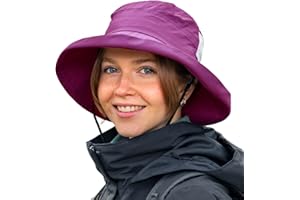 TOP-EX XL/XXL Women’s Wide Brim Bucket Sun Hat with Ponytail Hole UPF 50 Summer Packable Sunhat for Travel Beach Outdoor