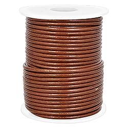 GENIQUE Real/Genuine Round Leather String Cord for