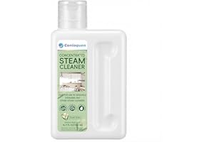 Conloquen 20X Concentrated Steam Mop Solution Makes 2.64 Gallon Formula for All Steam Mop Cleaners, Multisurface Cleaner Demineralized Water for Steam Machines 16.9 FL.OZ, Fresh Floral Scent