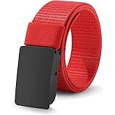 AWAYTR Nylon Golf Belt for Boys -Kids Tactical Belt with Metal Buckle for Baseball Softball Jeans