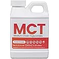 MCT Oil - 250mL (8.33 Oz.) Sustainable Palm Derived - USP Food Grade - Non GMO - Halal - for Sports Nutrition, Keto or Paleo Diet, Clean Energy, Extracts