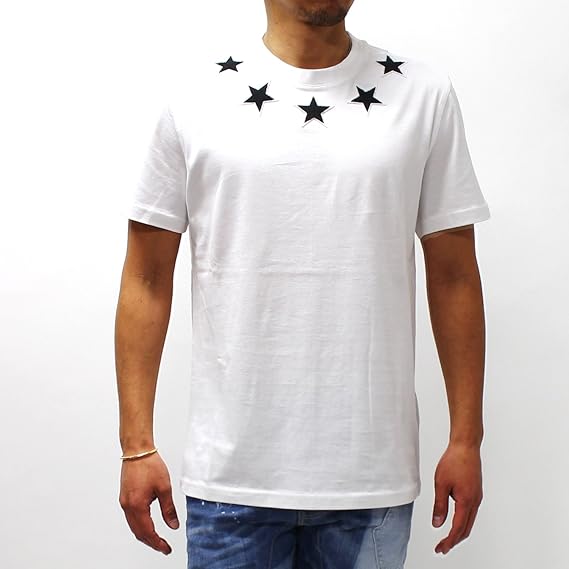 Amazon ジバンシィ Givenchyパイルスター 半袖ｔシャツ ホワイト Bmy03 100 サイズ Xl 並行輸入品 Tシャツ カットソー 通販