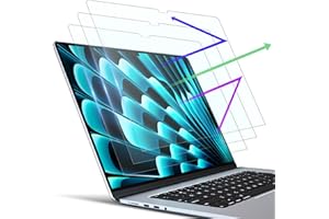 [3-Pack] Anti Blue Light Screen Protector for Macbook Air 13.6 Inch (2025/2024/2022, M4/M3/M2), PYS Anti-Glare Film Matte, An