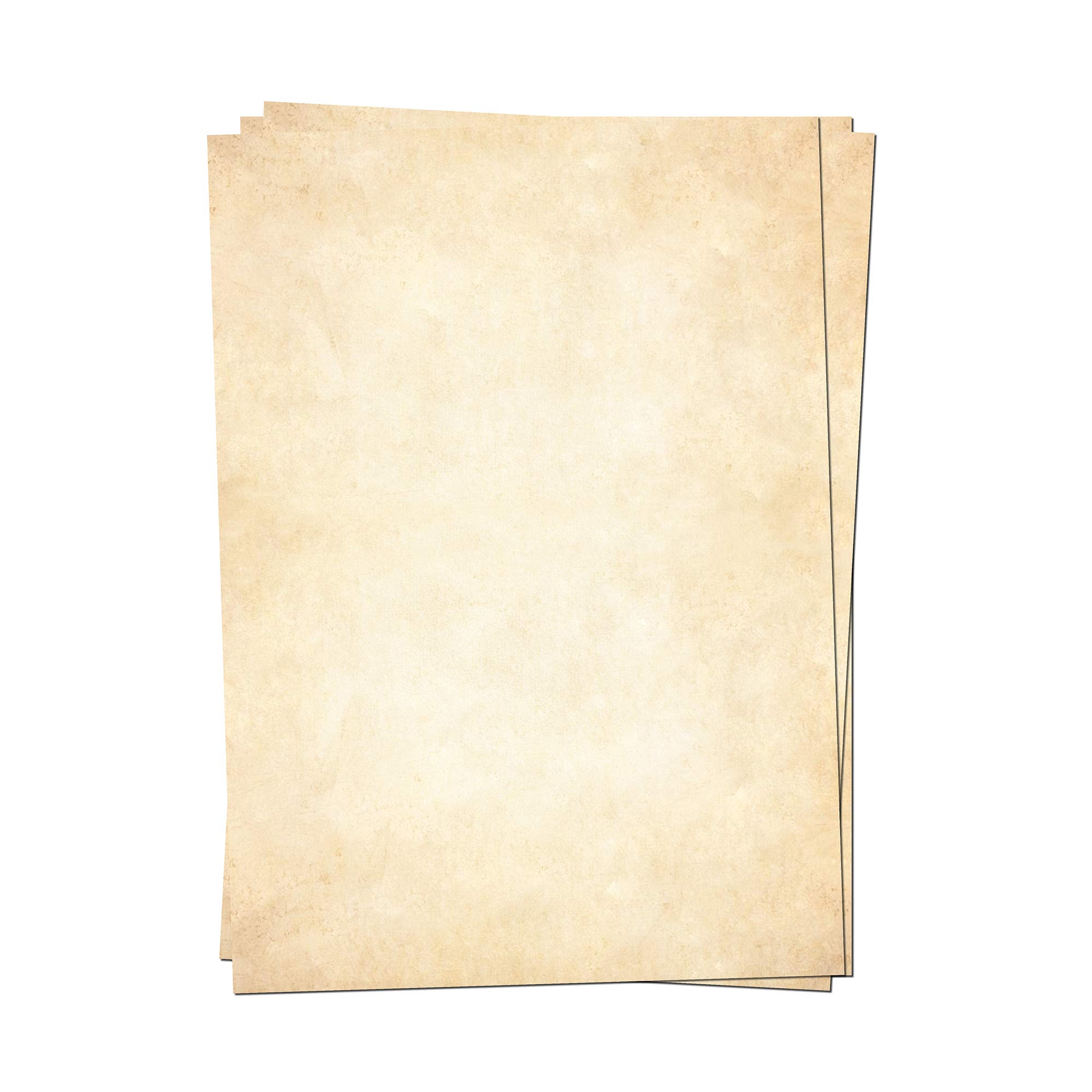 Presentou Vintage Bright Writing Paper, 50 Sheets A4, 120g, Retro Style, Printed Both Sides
