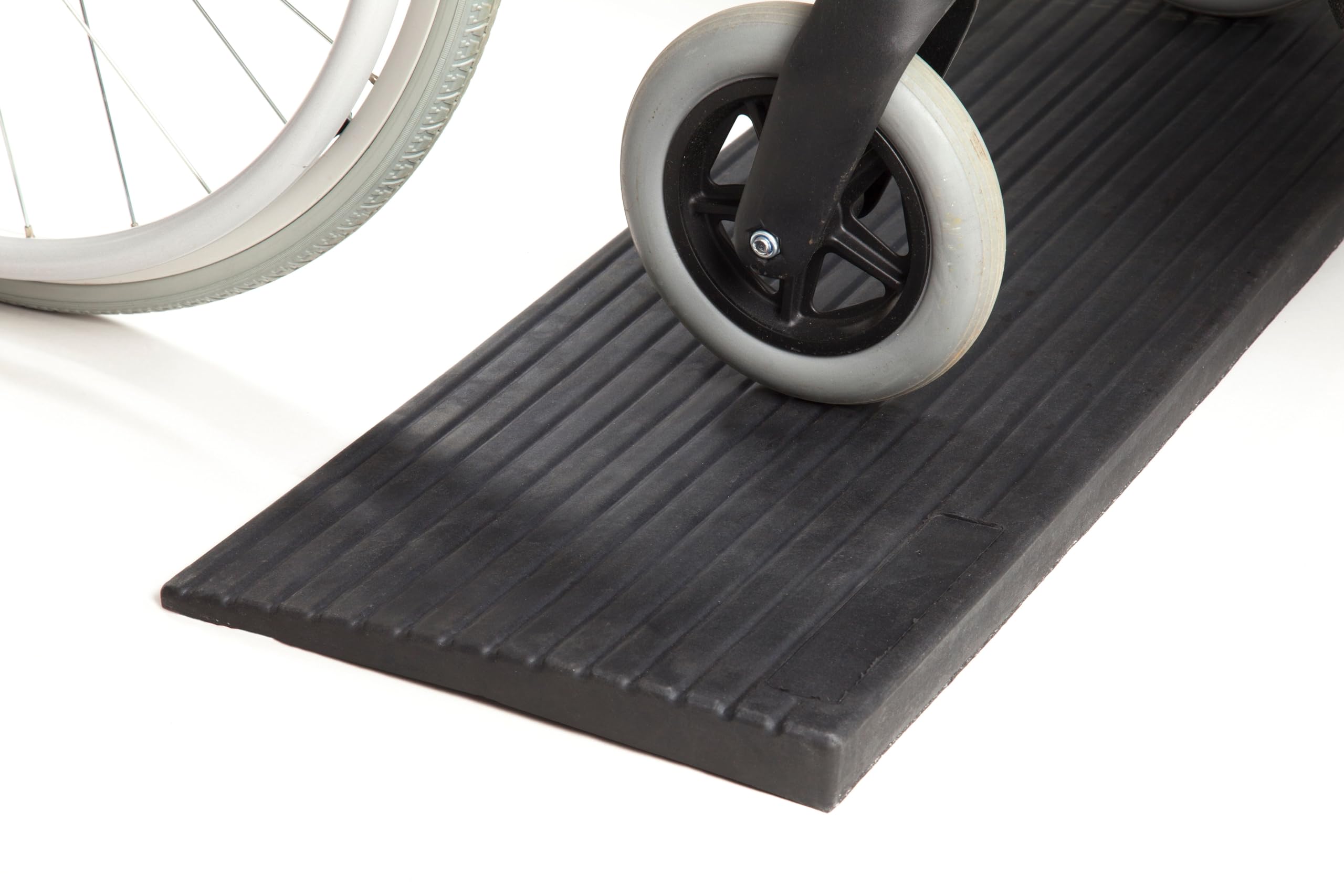 The Ramp People 1.2cm Threshold Ramp for Doorways 4mm - 100mm (12mm) - Outdoor Scooter and Wheelchair Ramp Antislip 1000kg Capacity — image 1