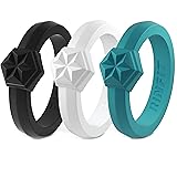 Rinfit Silicone Rings for Women - Rubber Wedding
