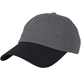 E BY ELIDAN Two Tone Dad Hat, Low Profile Baseball Cap