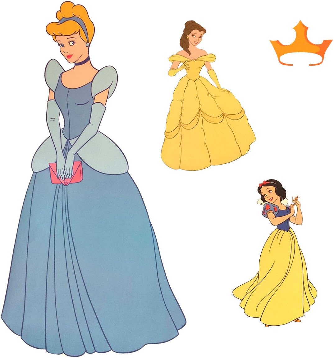Warehouse USA Disney Cinderella Accent Sticker Princess Friend Wall Decals