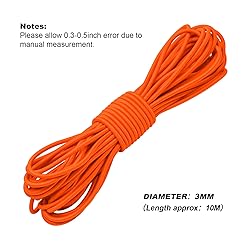 1/8" Bungee Shock Cords,32 Feet Elastic Nylon Cords