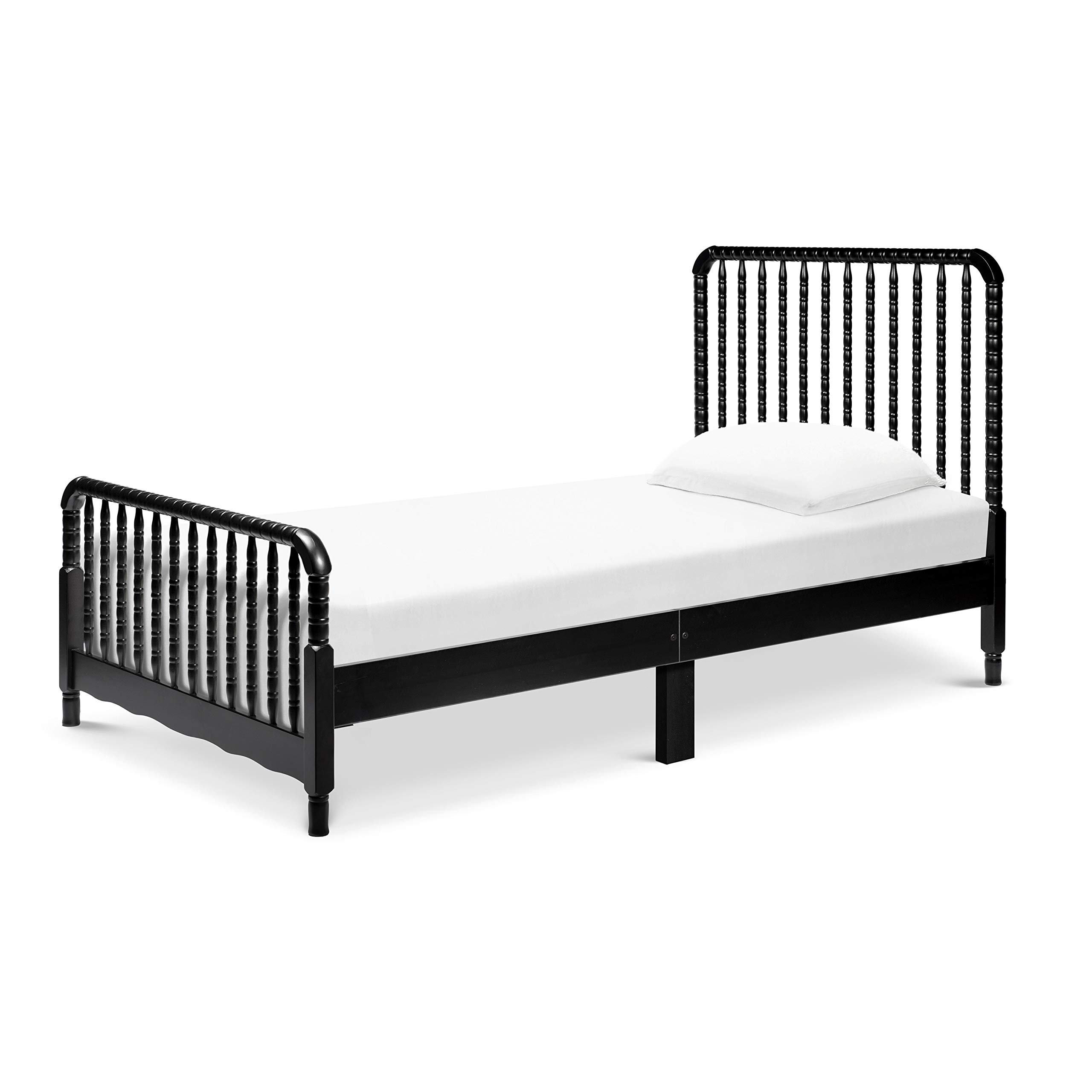 Photo 1 of DaVinci Jenny Lind Twin-Bed with Wood Spindle Posts in Ebony-Mattress Support Slats Included