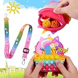 Ainiv Crossbody Pop It Bag Unicorn Fidget Shoulder Bag 2 in 1 Colorful view 5
