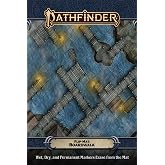 Pathfinder Flip-Mat: Boardwalk, 24x30 Double-Sided | Map Dry Erase Battle Grid, for Dungeon Masters and Players