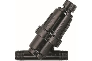 Orbit 67736 3/4" MPT Drip Irrigation Drip Y-Filter, Black, 1 Count (Pack of 1)