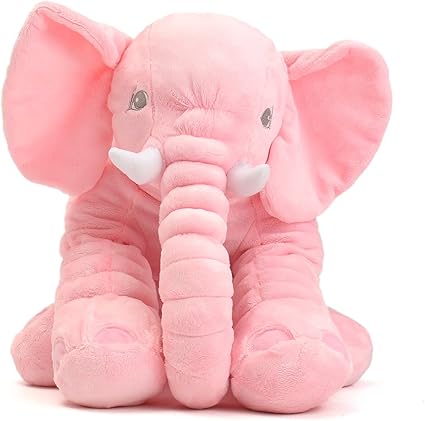 Amazon Com Cute Pink Large Elephant Pillows Plush Toy Stuffed