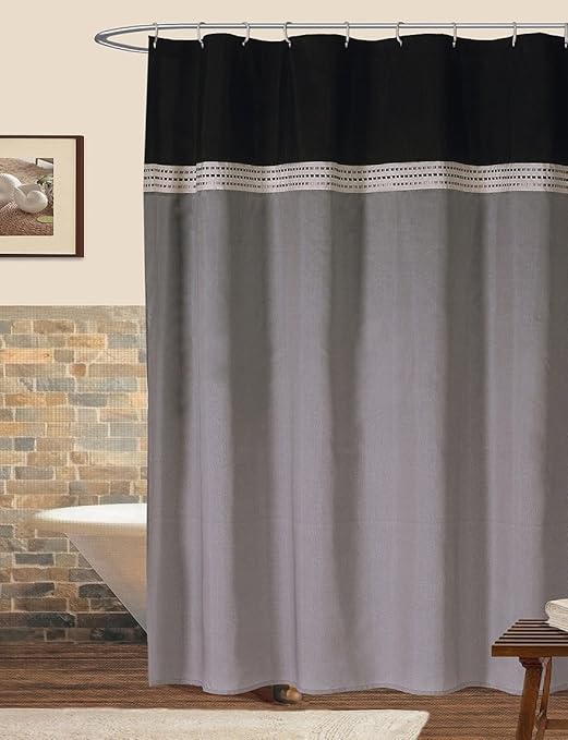 Amazon Com Lush Decor Terra Shower Curtain Home Kitchen