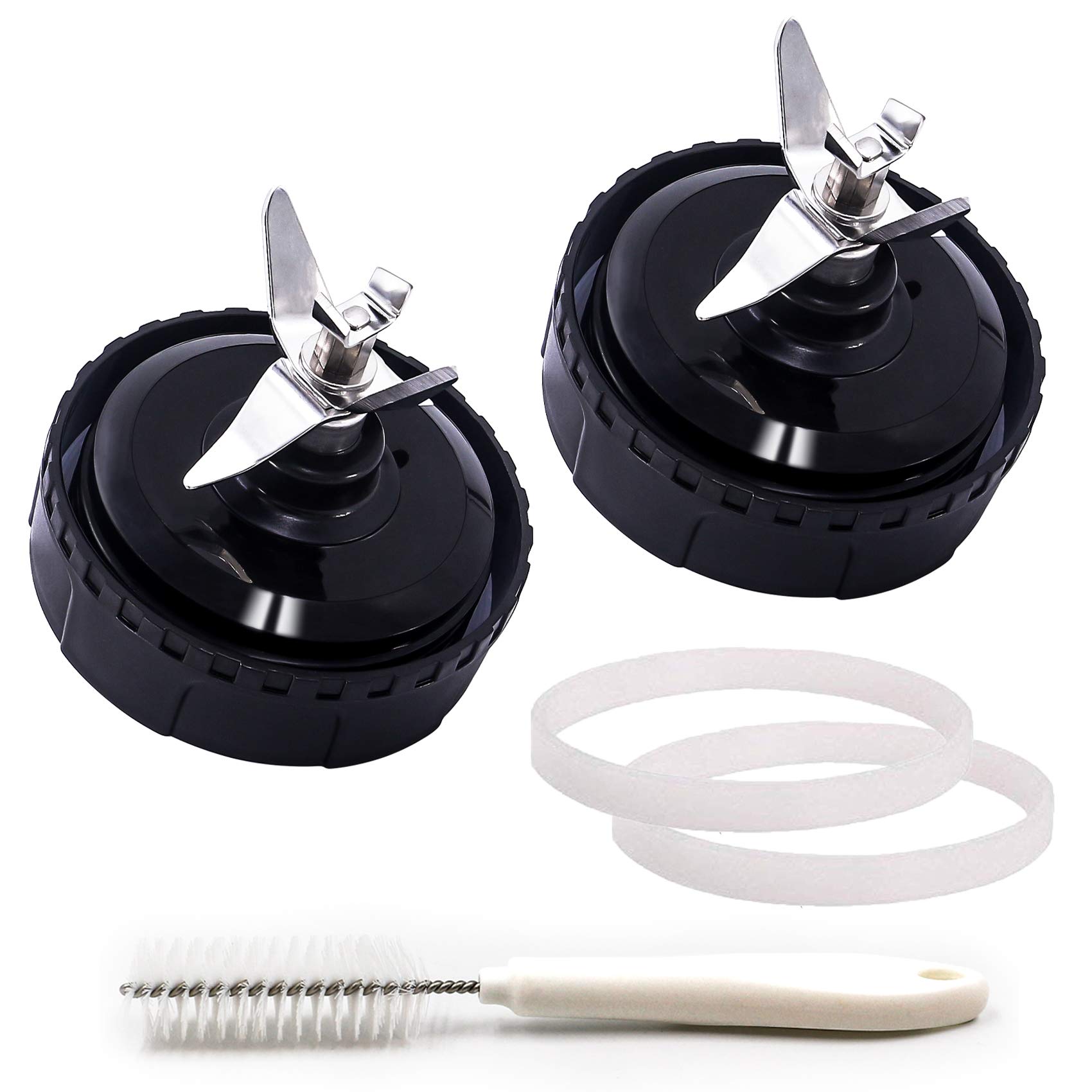 AxPower2 Packs Extractor Blades Replacement Part for Ninjia 16 oz Blender Cup 6 Fins Blender Blade Compatible with Nutri Ninja BL660 BL663 BL663CO BL740 BL770 BL771 BL772 BL773Co BL780