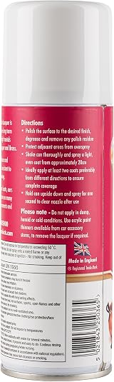 Tableau Anti Tarnish Lacquer 200ml Spray for Silver Copper Brass Shine view 3