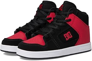 DC Boy's Manteca 4 Hi Skate Shoe, Black, 1 US Little Kid