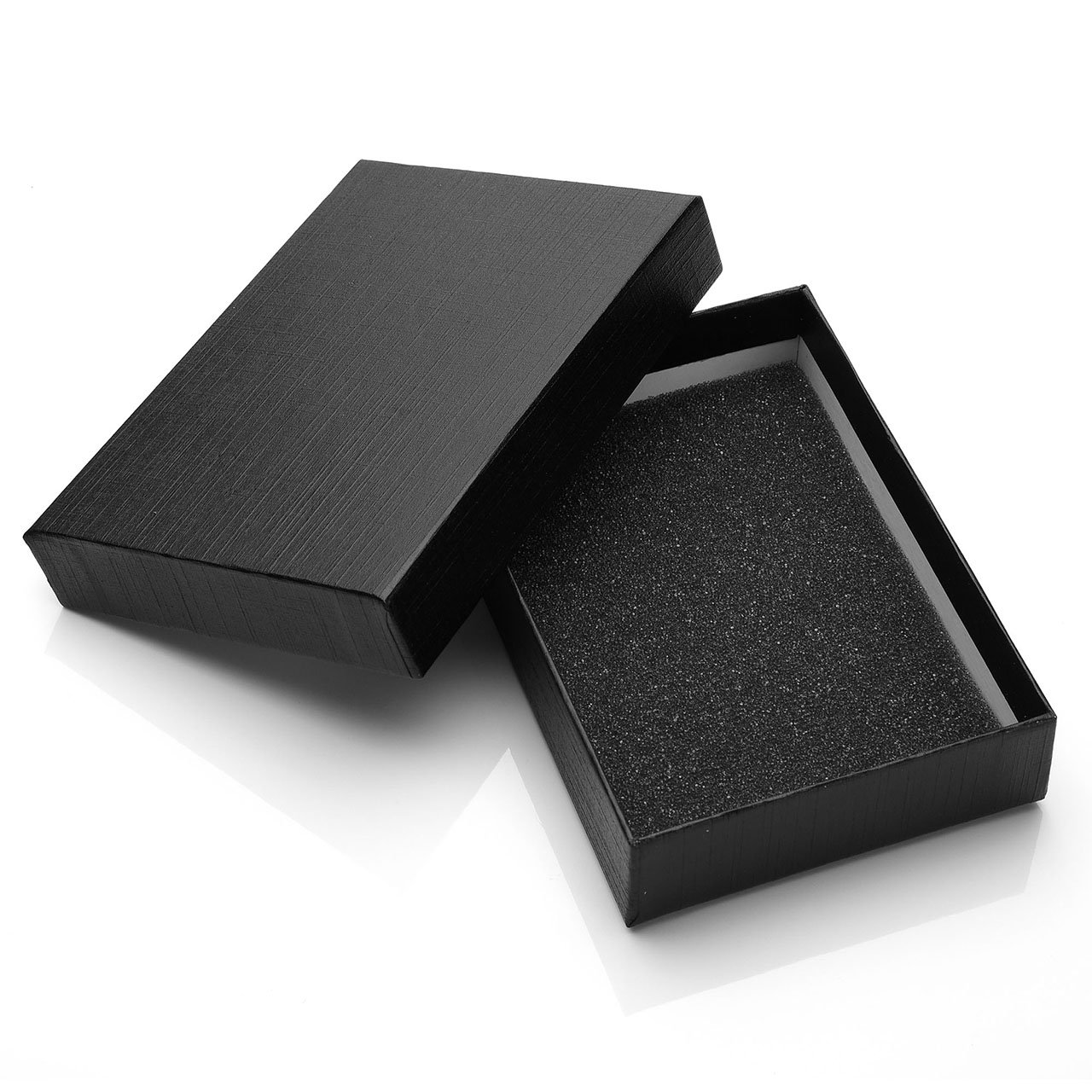 PiercingJ 12pc Edelstahl Herren Krawattennadel Manschettenknöpfe Set Klassisch Business Hochzeit Krawattenklammer Manschettenknopf mit 1x Geschenk-Box (#04)