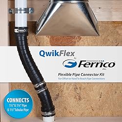 Fernco QwikFlex 24-in. Flexible Pipe Connector Kit